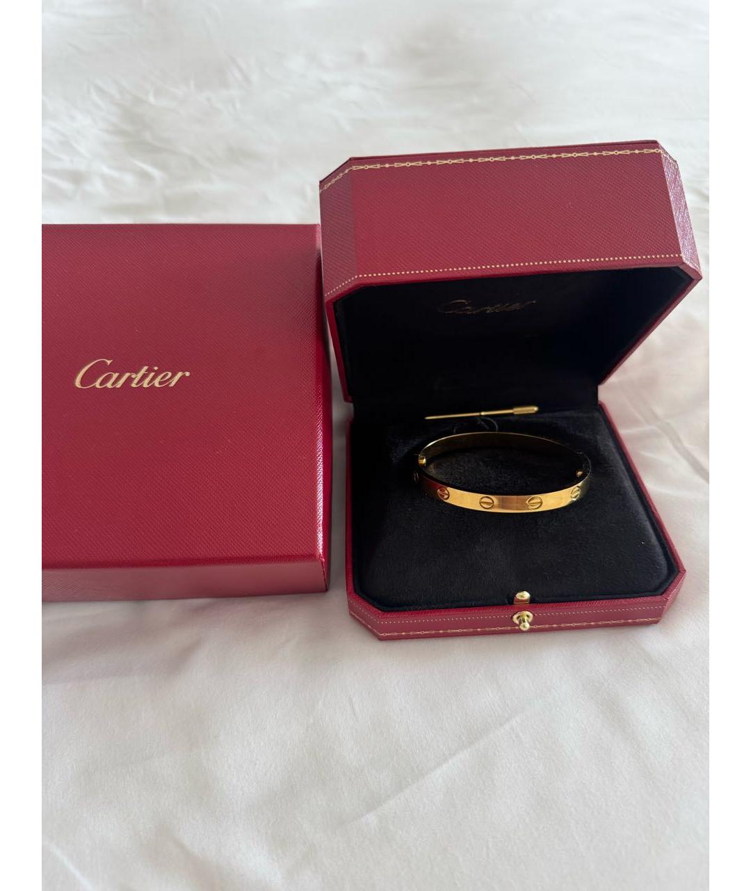 CARTIER Желтый браслет из желтого золота, фото 4