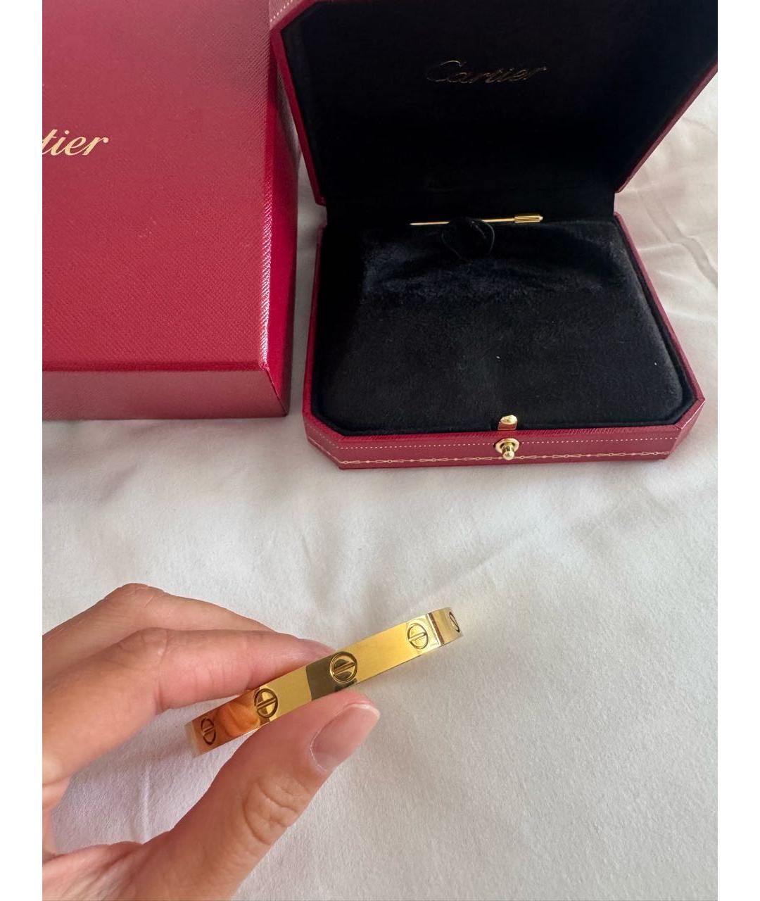CARTIER Желтый браслет из желтого золота, фото 2