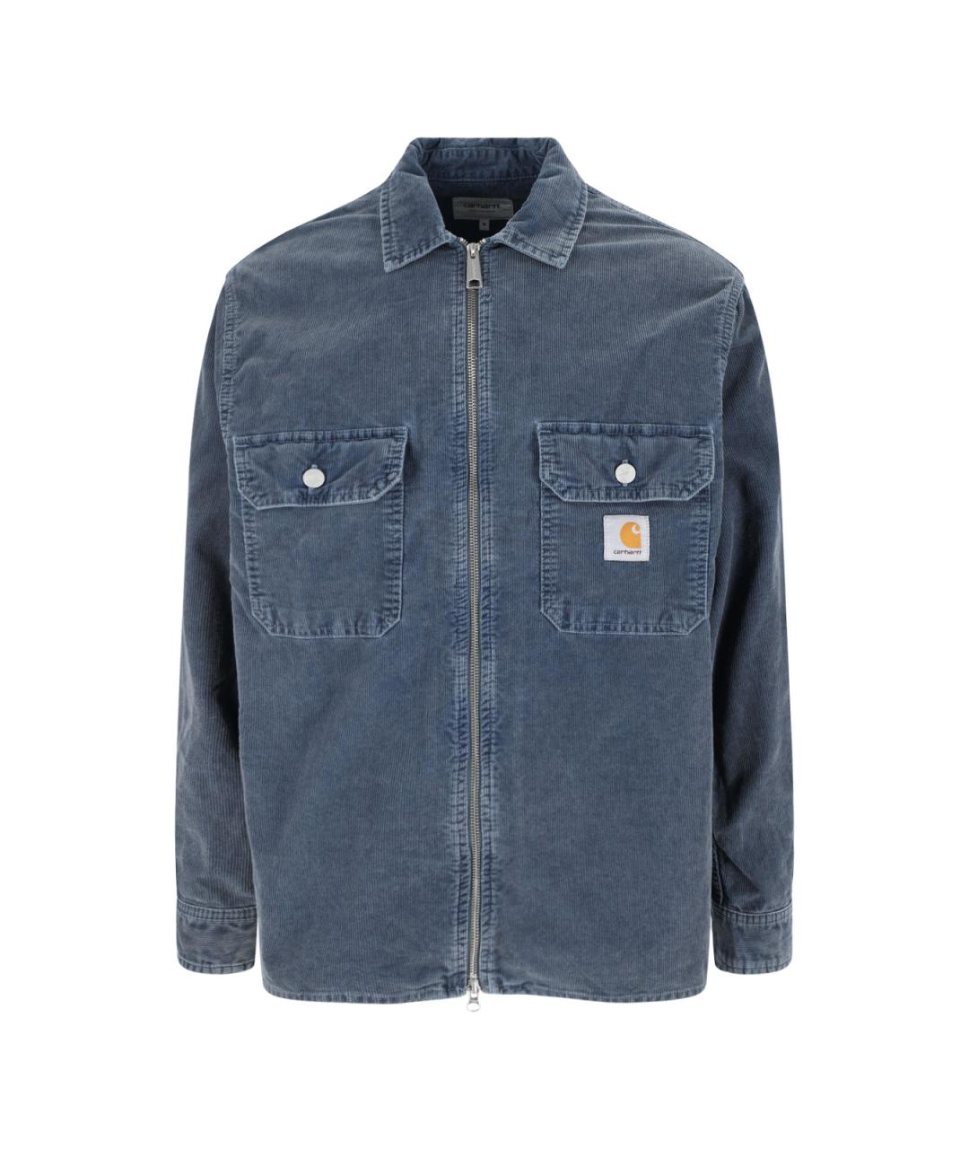 CARHARTT WIP Синяя хлопковая куртка, фото 1