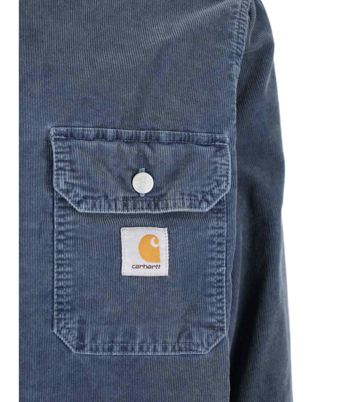 CARHARTT WIP Синяя хлопковая куртка, фото 3