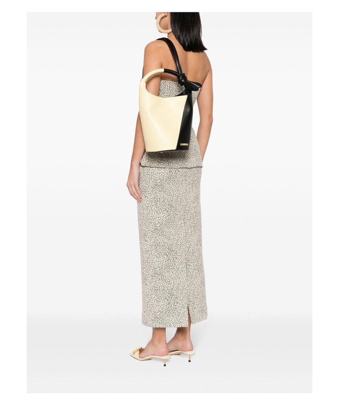 JACQUEMUS Кожаная сумка тоут, фото 3