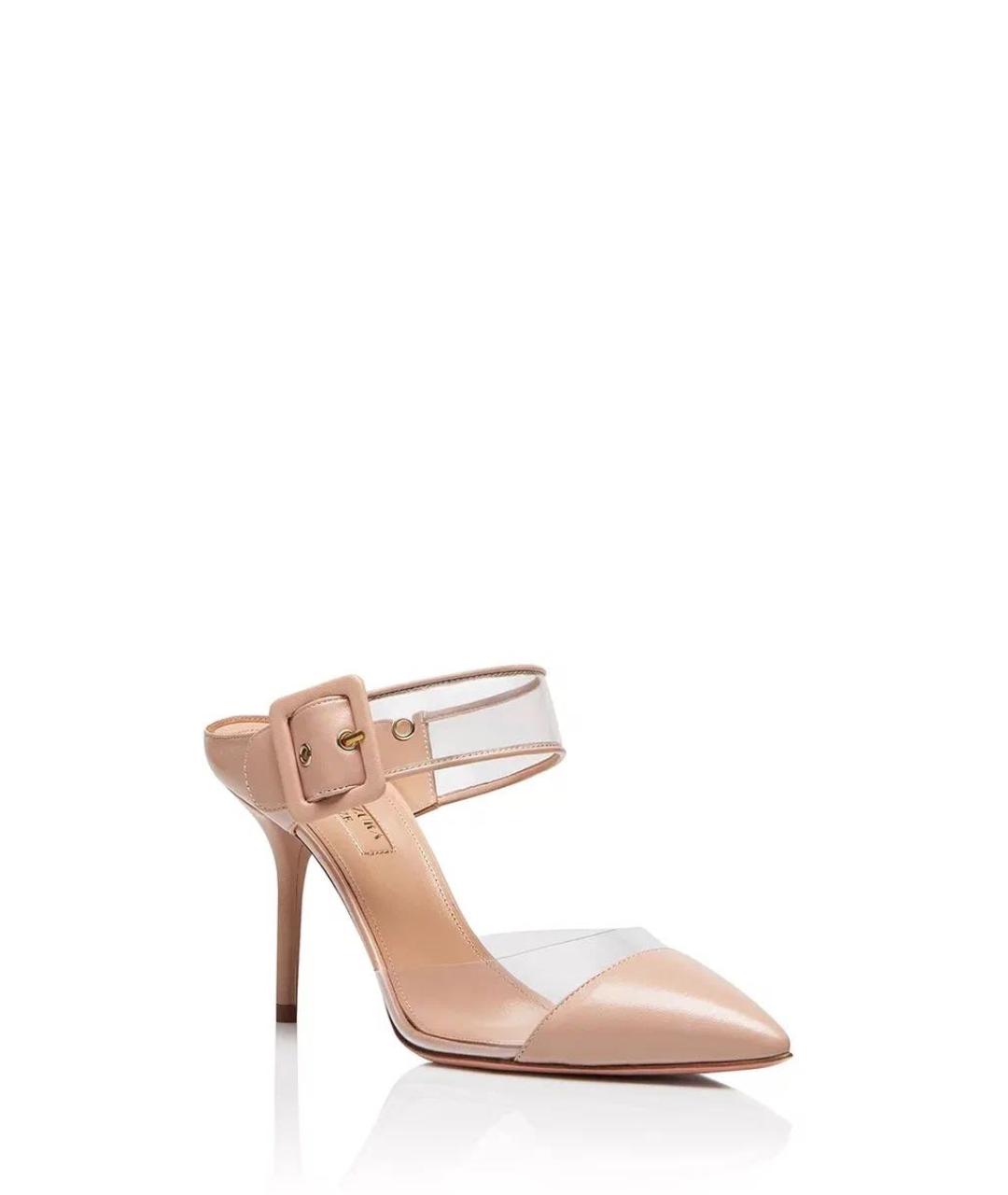 AQUAZZURA Бежевые кожаные туфли, фото 3