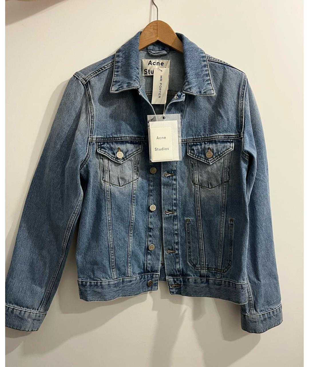 ACNE STUDIOS Синяя деним куртка, фото 4