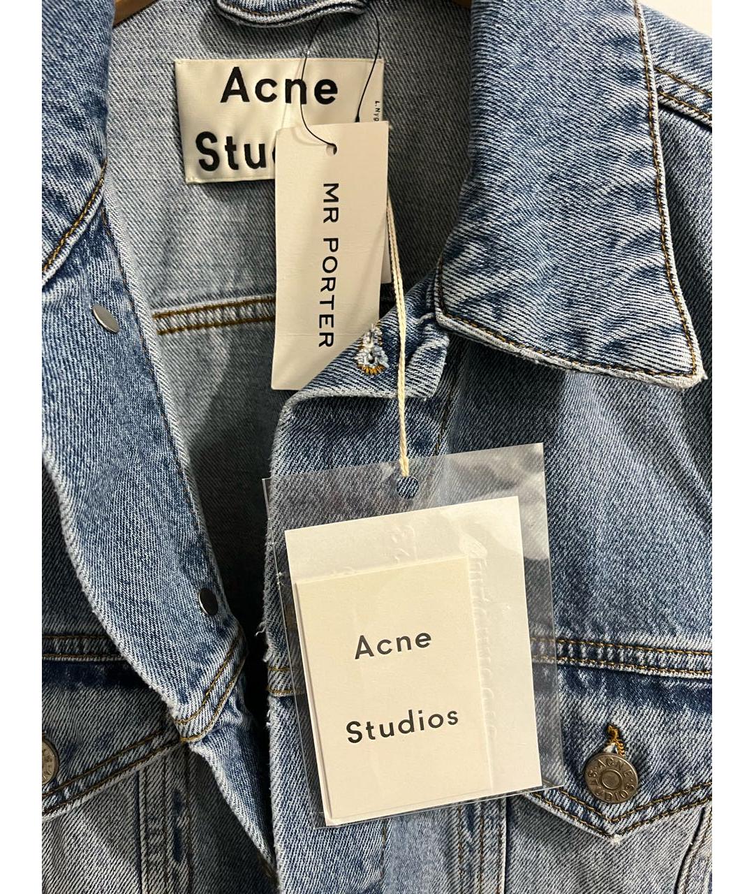 ACNE STUDIOS Синяя деним куртка, фото 3