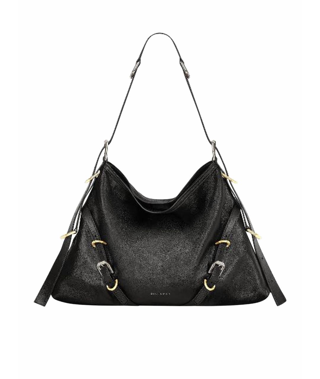 GIVENCHY Черная кожаная сумка тоут, фото 1