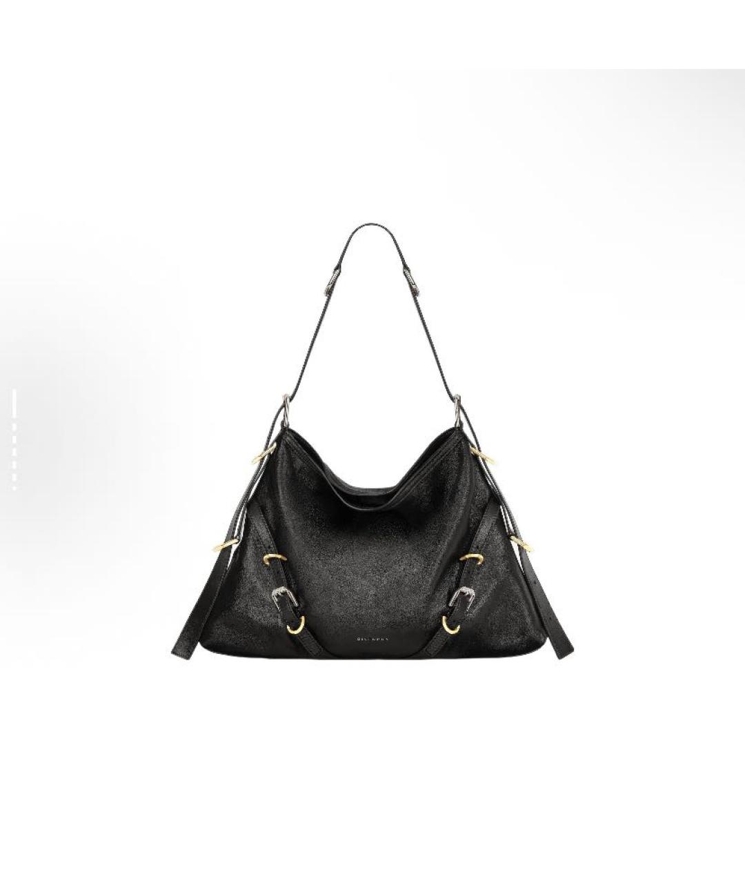 GIVENCHY Черная кожаная сумка тоут, фото 5
