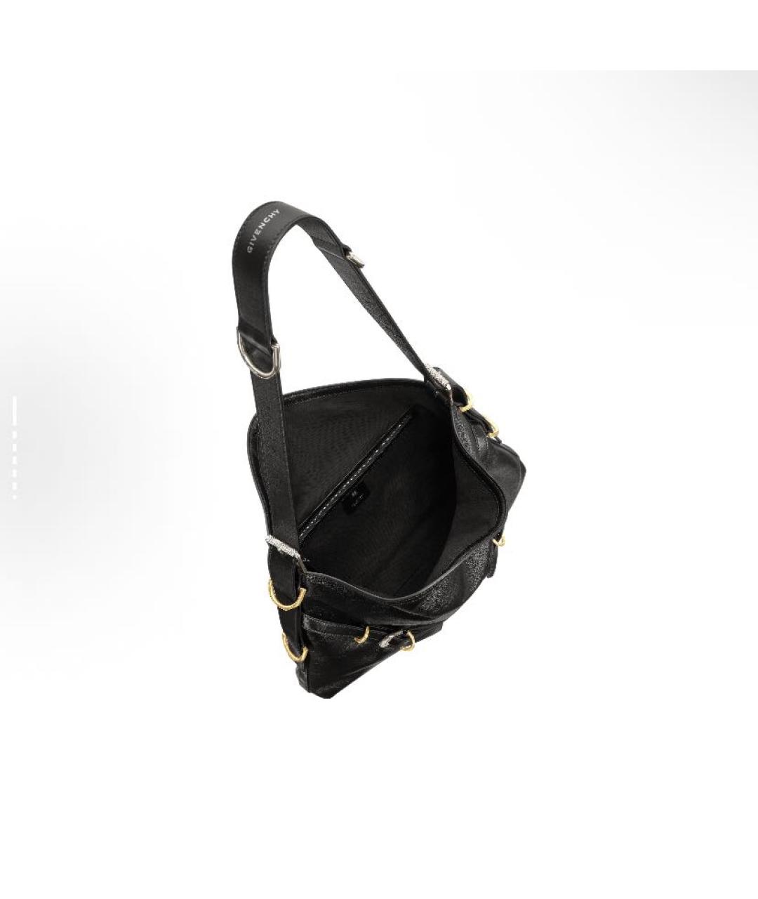 GIVENCHY Черная кожаная сумка тоут, фото 4