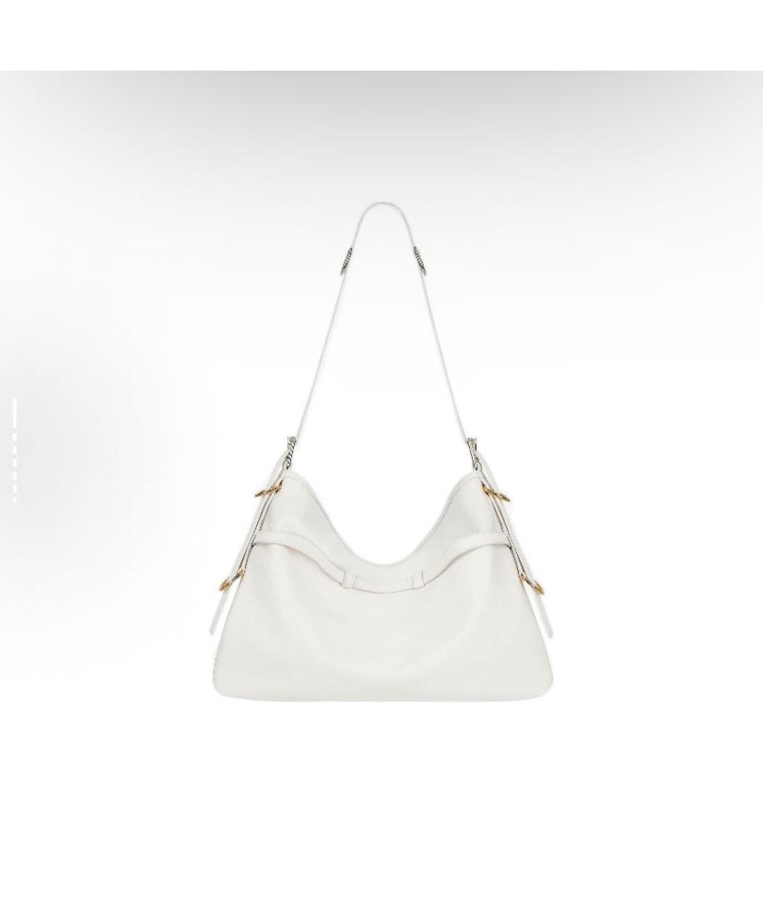 GIVENCHY Белая кожаная сумка тоут, фото 3
