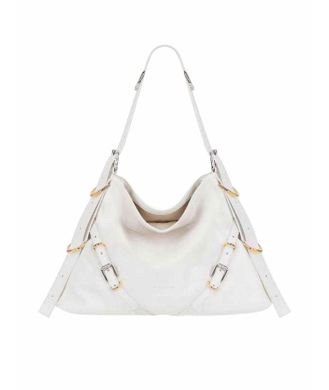 GIVENCHY Белая кожаная сумка тоут, фото 1