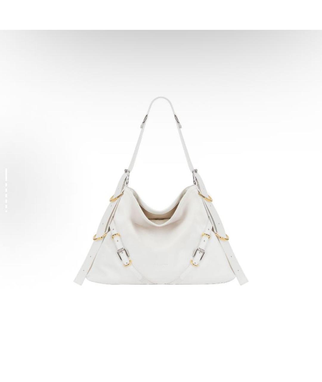 GIVENCHY Белая кожаная сумка тоут, фото 5