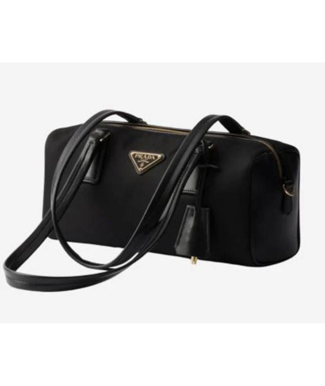 PRADA Черная синтетическая сумка через плечо, фото 3