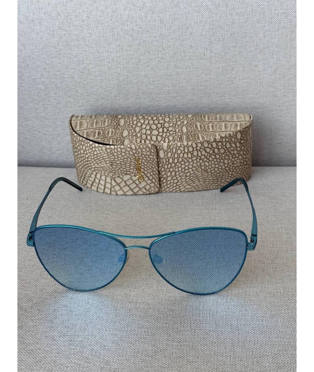 SAMA EYEWEAR Голубые солнцезащитные очки, фото 2