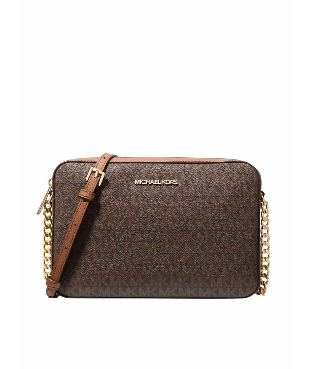 MICHAEL KORS Коричневая сумка через плечо, фото 4