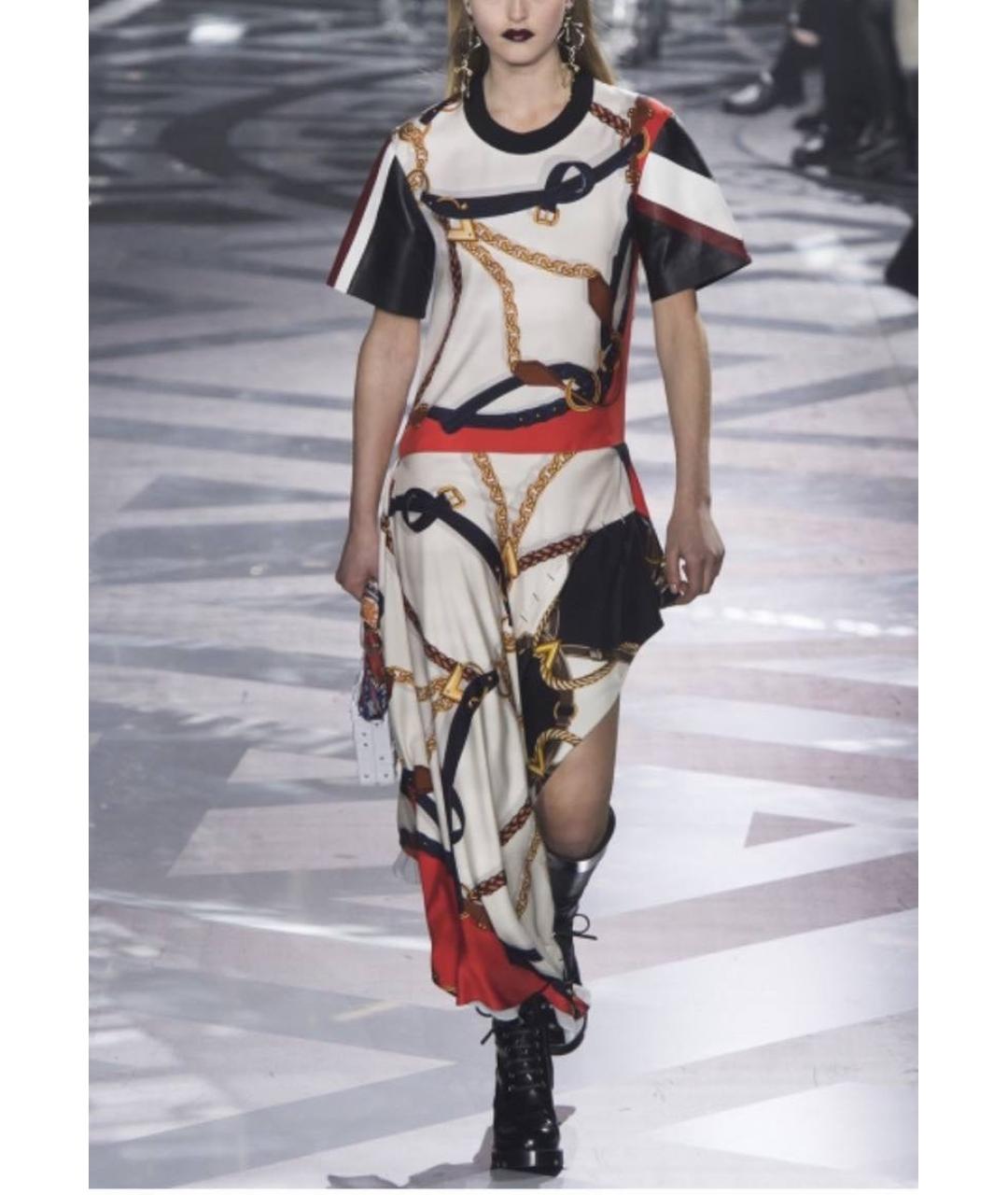 LOUIS VUITTON Мульти хлопковая футболка, фото 8