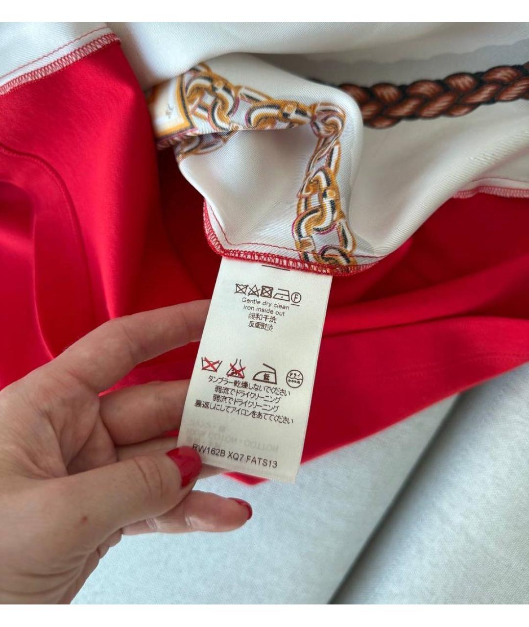 LOUIS VUITTON Мульти хлопковая футболка, фото 4