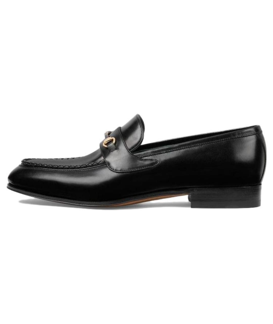 GUCCI Черные кожаные лоферы, фото 2