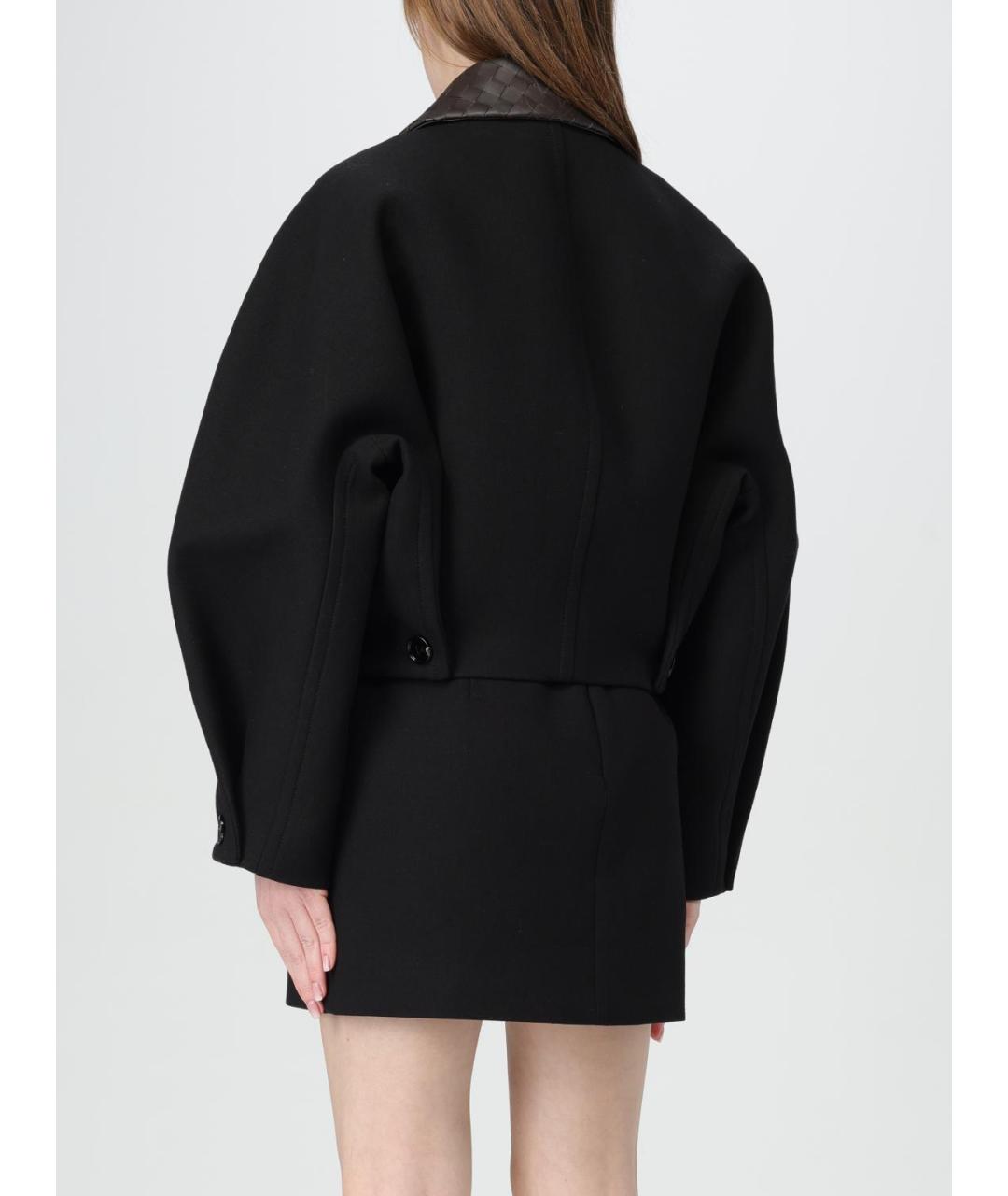 BOTTEGA VENETA Черная хлопковая куртка, фото 4