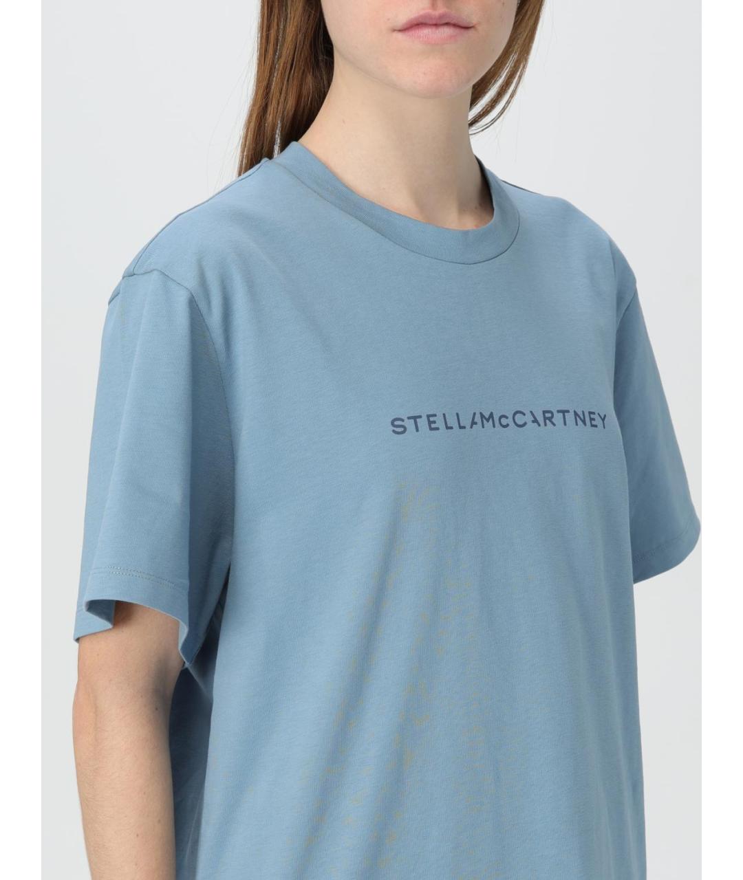 STELLA MCCARTNEY Голубая футболка, фото 5