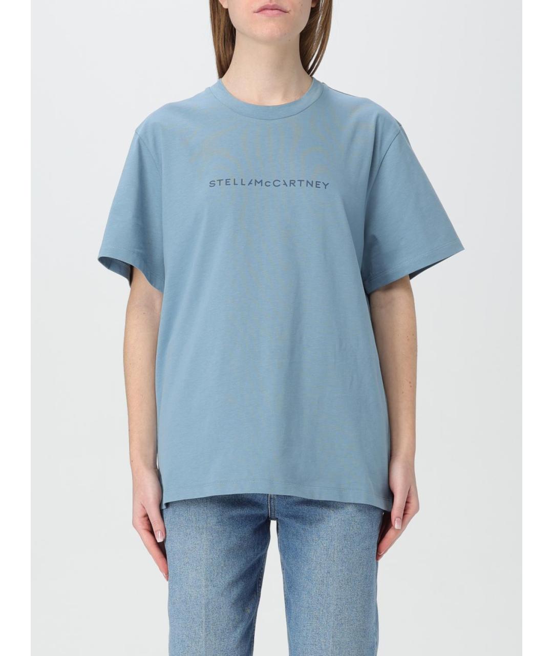 STELLA MCCARTNEY Голубая футболка, фото 2