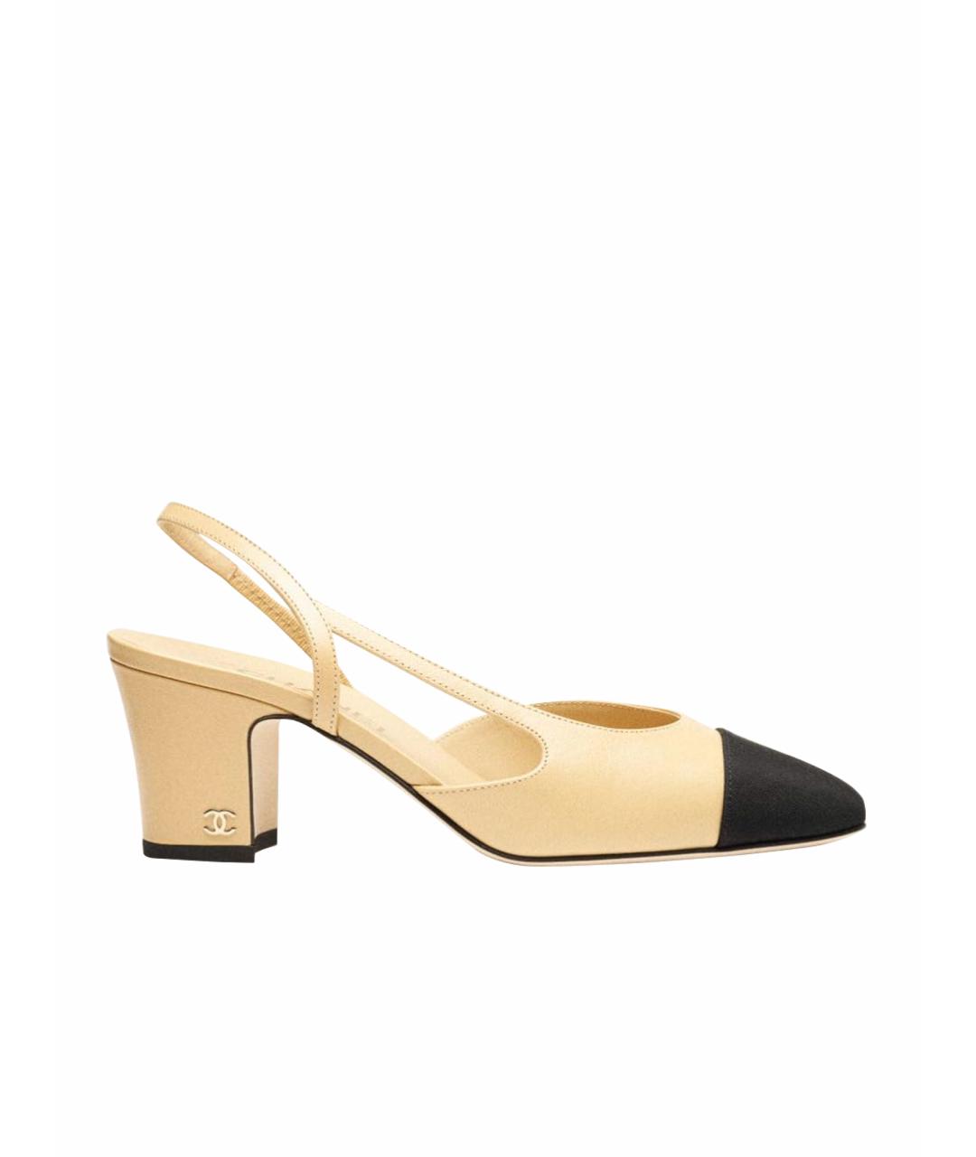 SAINT LAURENT Черные кожаные босоножки, фото 7
