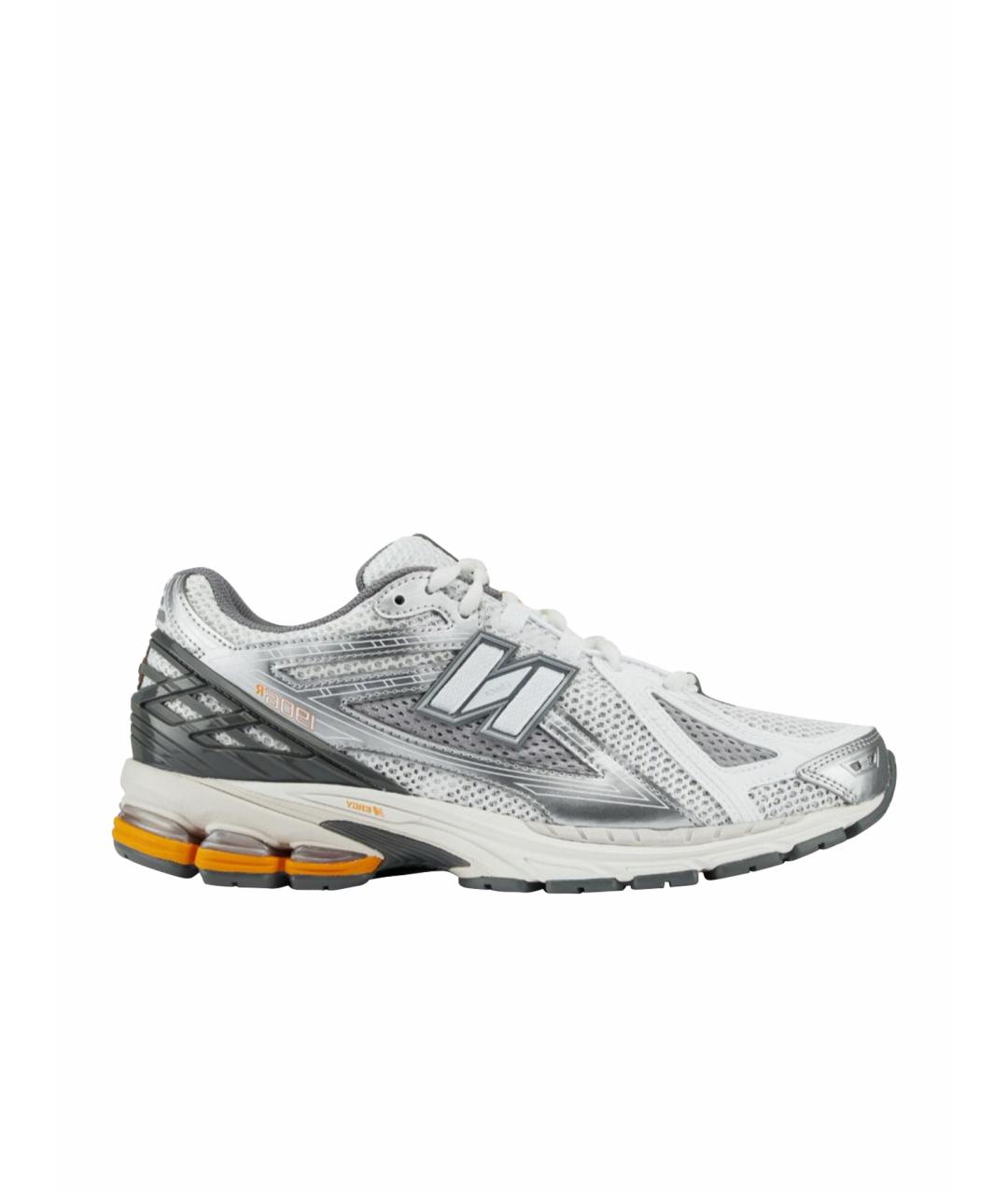 NEW BALANCE Серебряные текстильные низкие кроссовки / кеды, фото 1