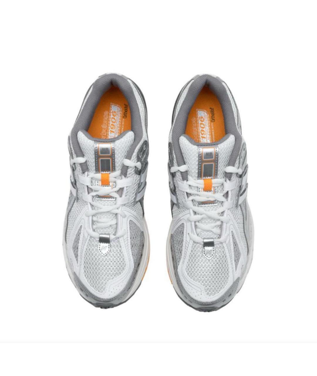 NEW BALANCE Серебряные текстильные низкие кроссовки / кеды, фото 3
