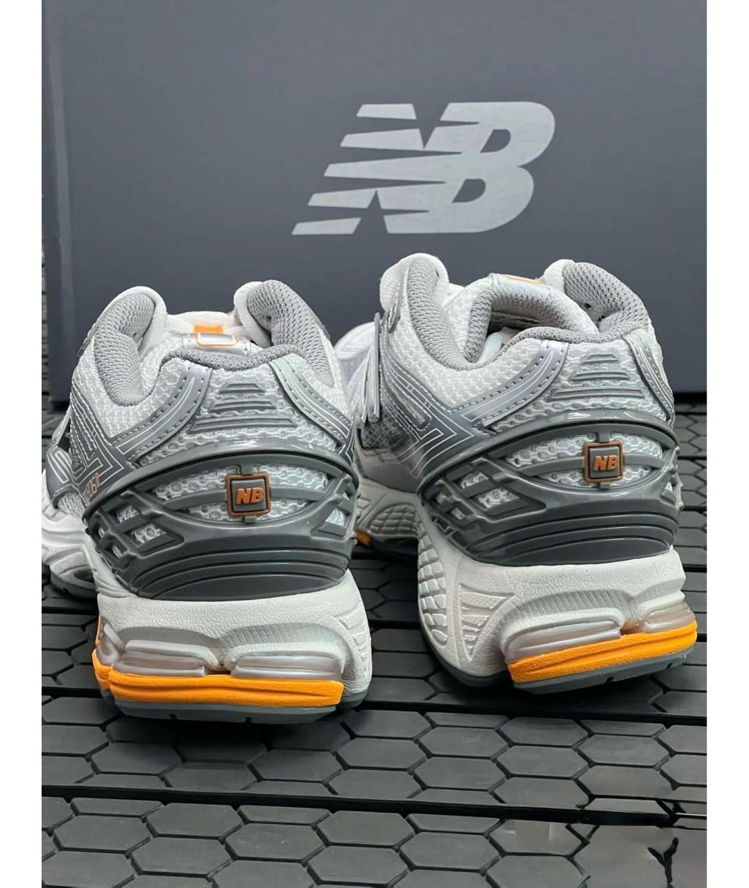 NEW BALANCE Серебряные текстильные низкие кроссовки / кеды, фото 5