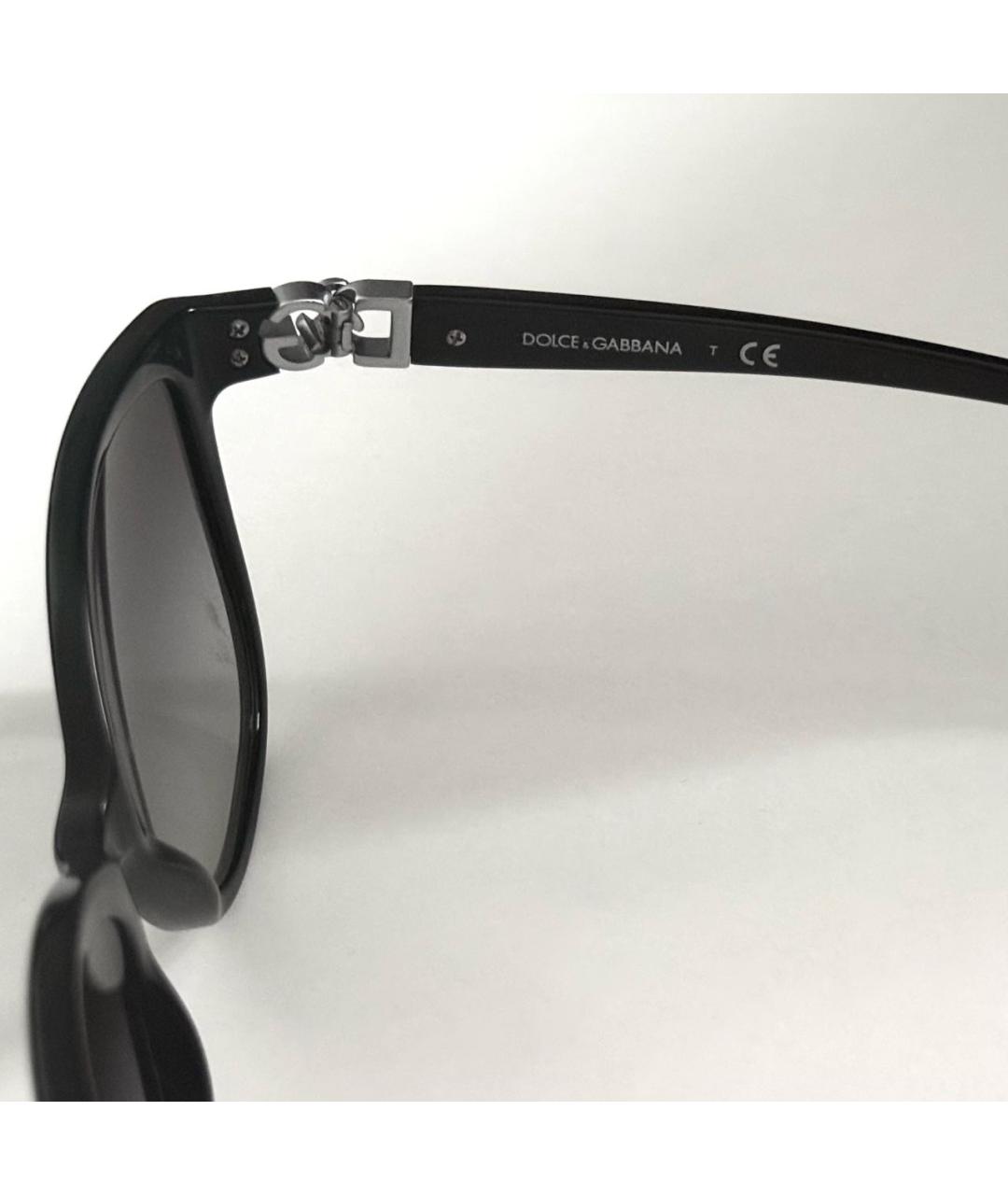 DOLCE&GABBANA Черные солнцезащитные очки, фото 3