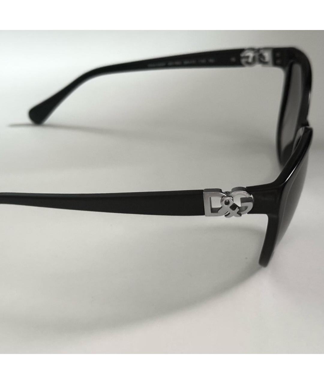 DOLCE&GABBANA Черные солнцезащитные очки, фото 2