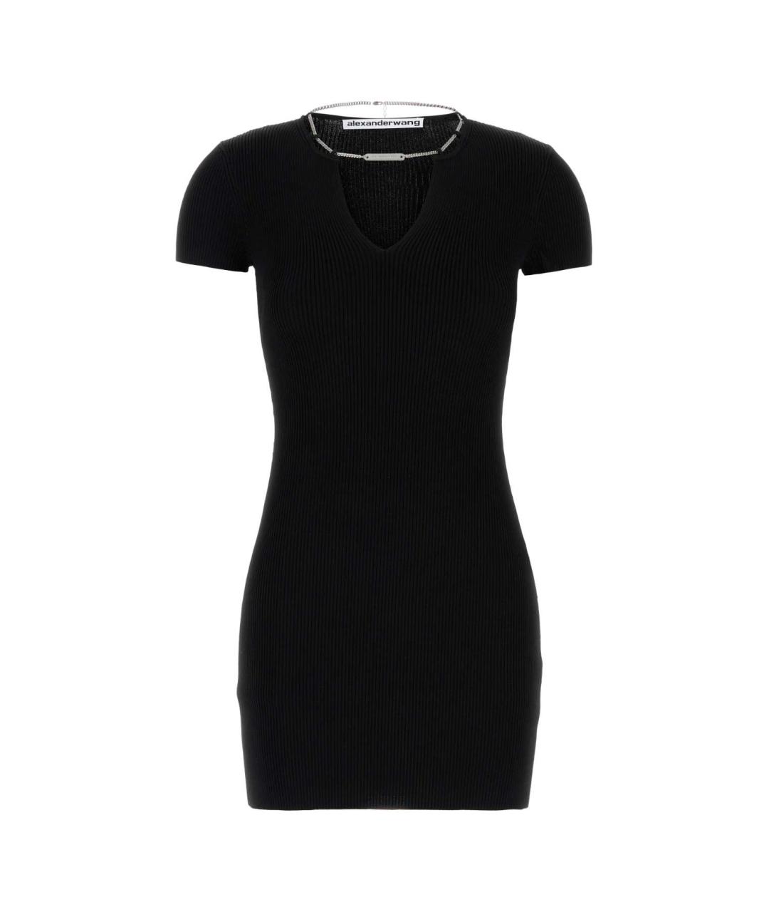 ALEXANDER WANG Черное полиамидовое платье, фото 1