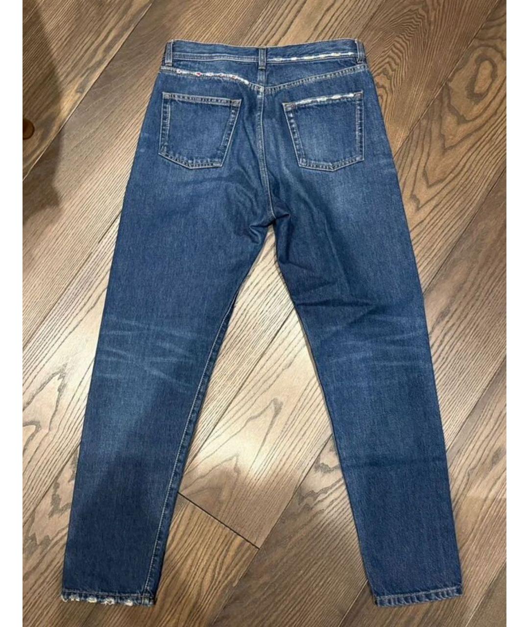 SAINT LAURENT Синие прямые джинсы, фото 2