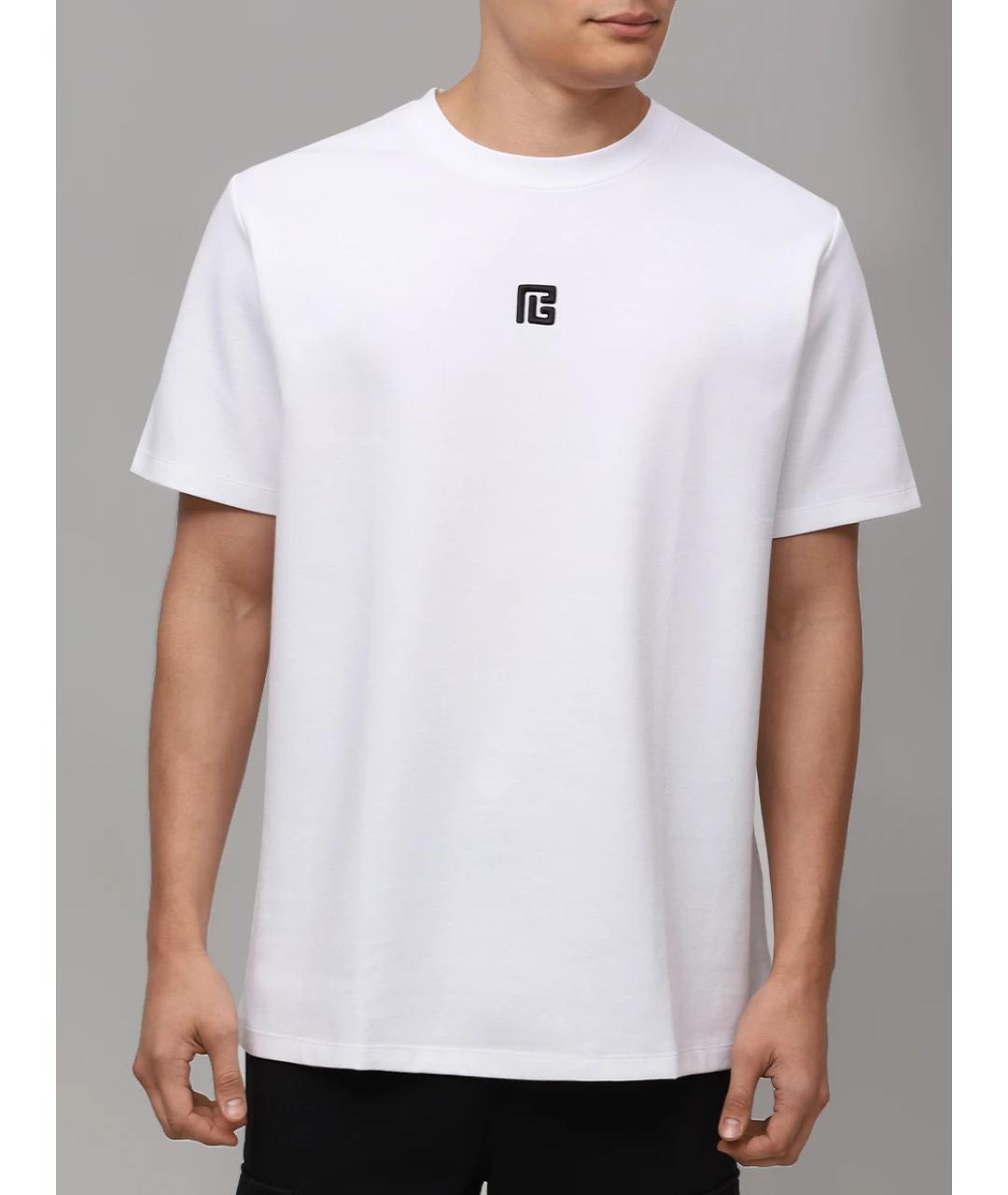 BALMAIN Белая футболка, фото 4