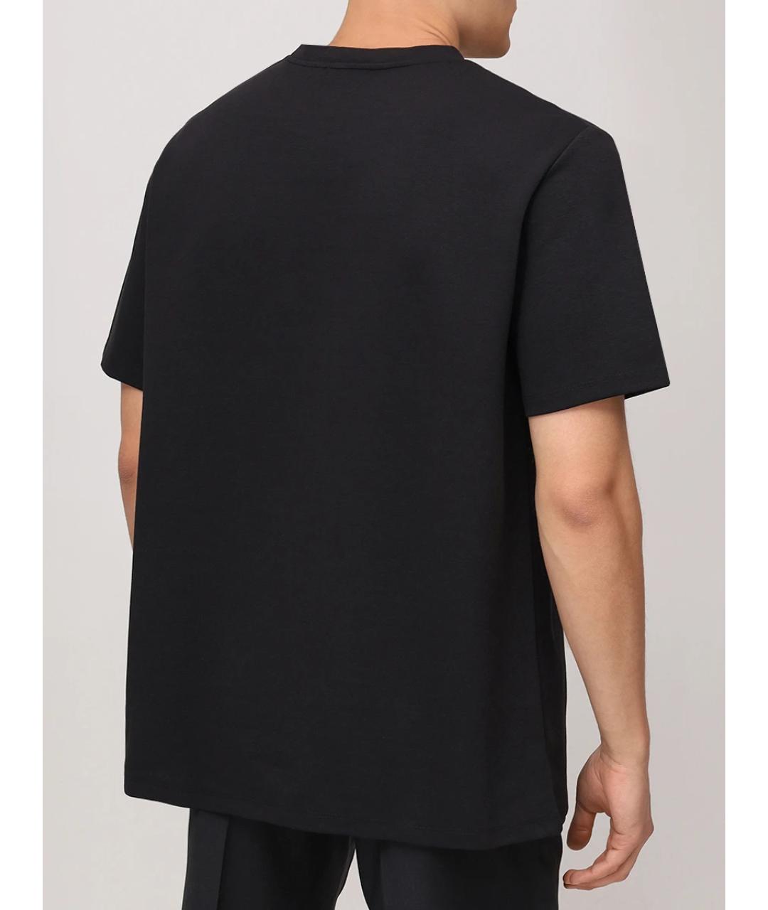 BALMAIN Черная футболка, фото 3