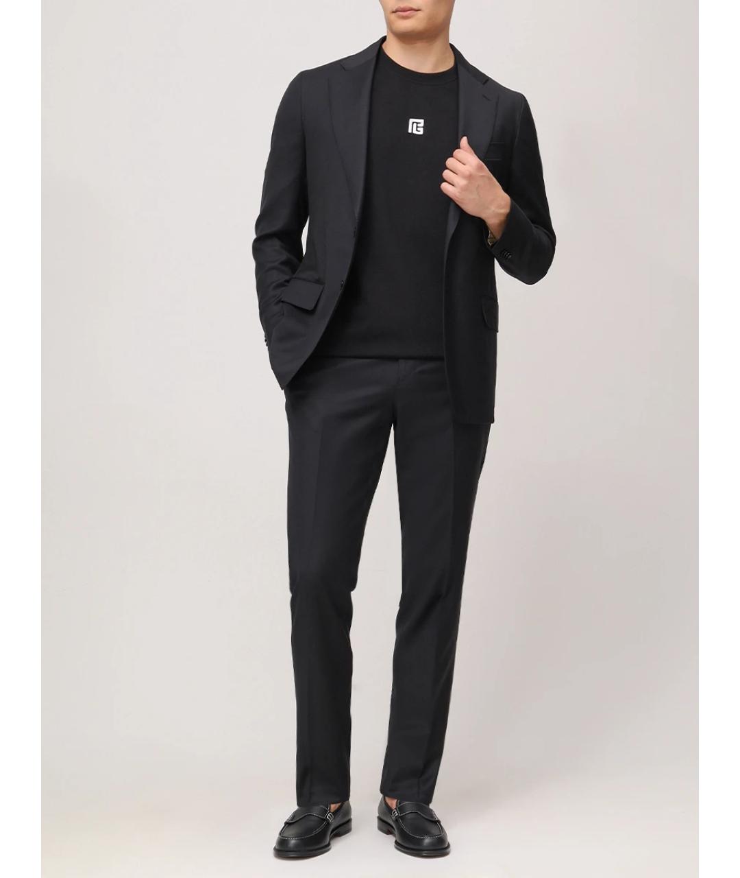 BALMAIN Черная футболка, фото 2