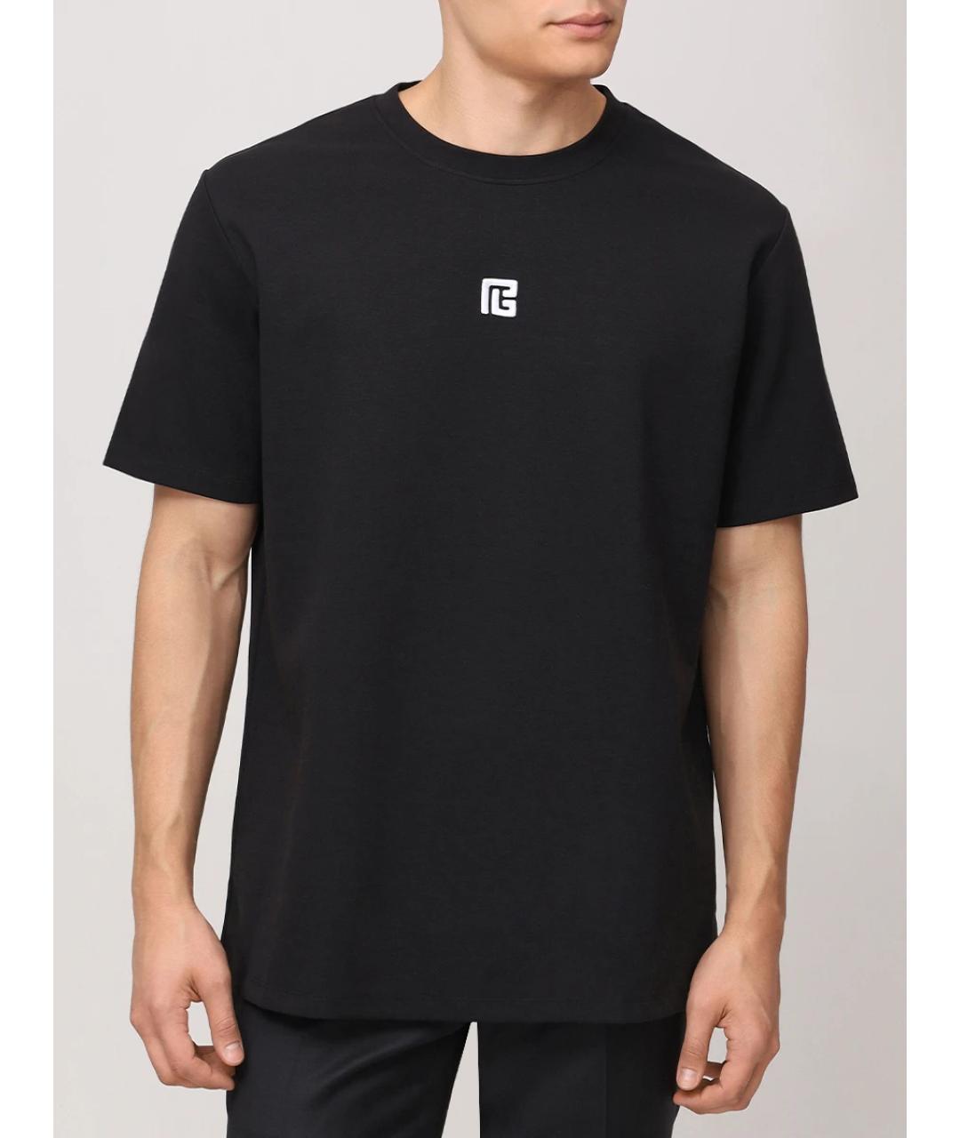 BALMAIN Черная футболка, фото 4
