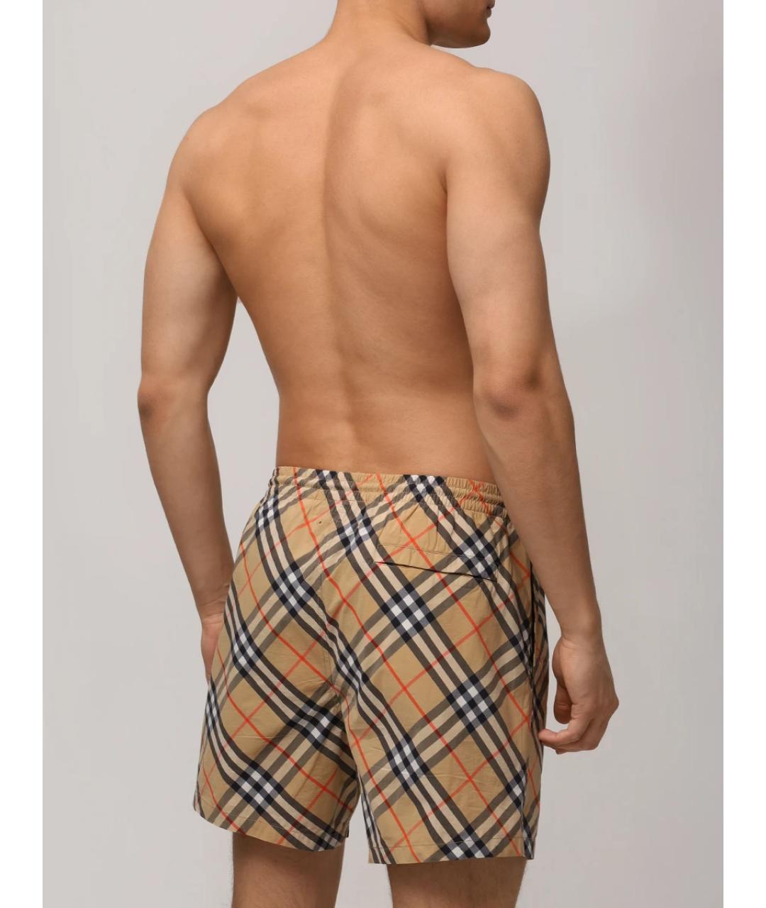 BURBERRY Бежевые шорты, фото 3