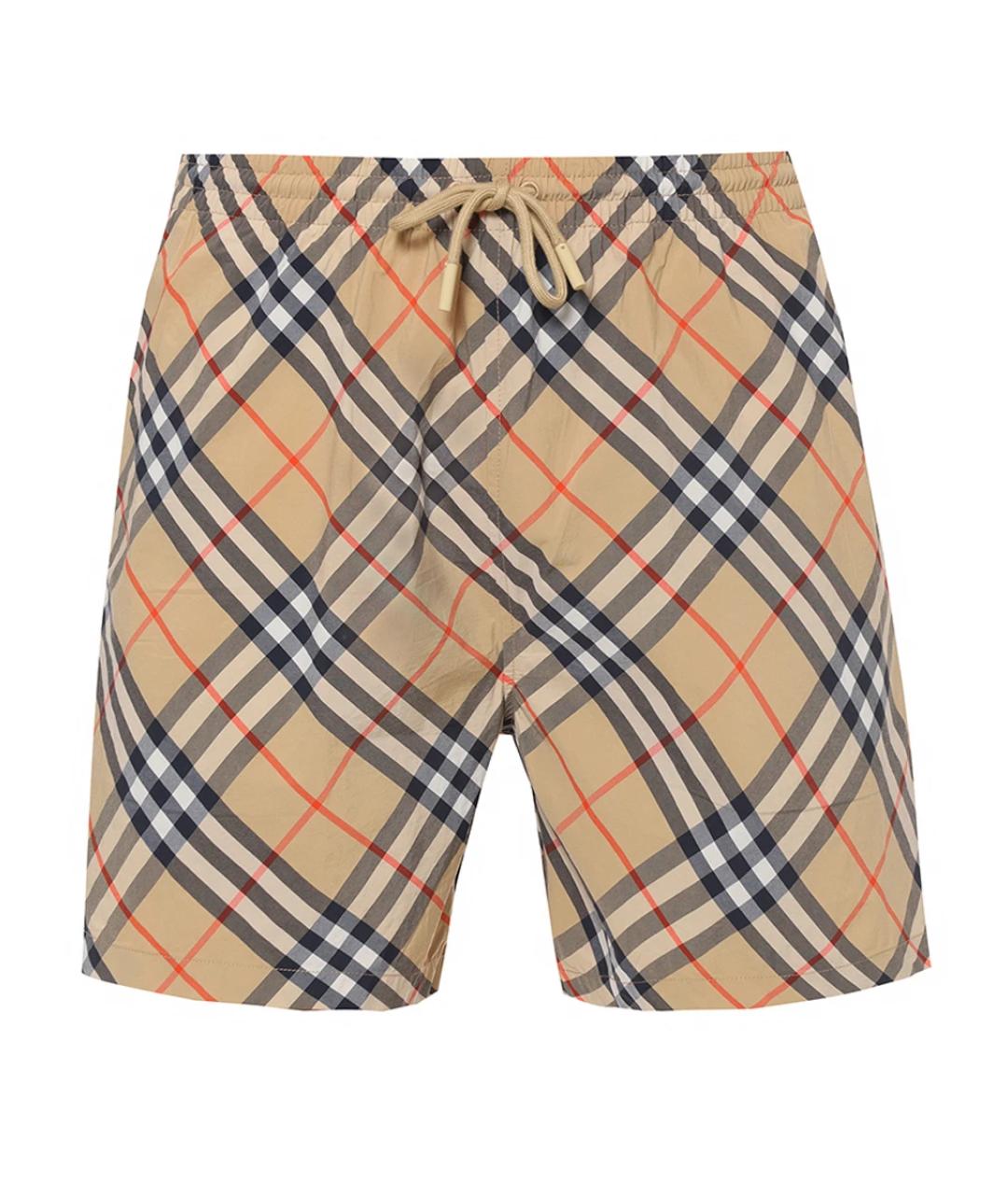 BURBERRY Бежевые шорты, фото 1