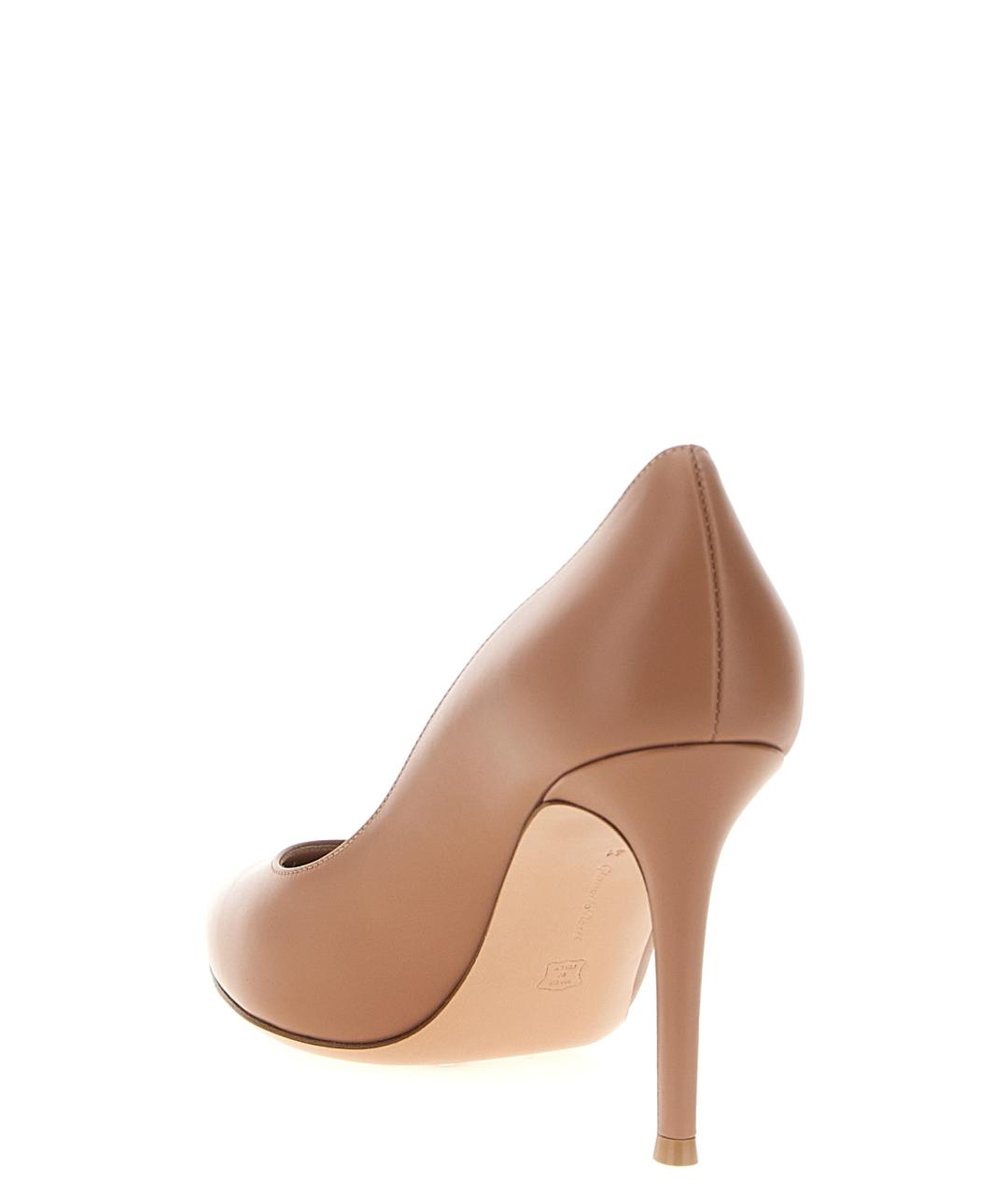 GIANVITO ROSSI Коричневые кожаные туфли, фото 3