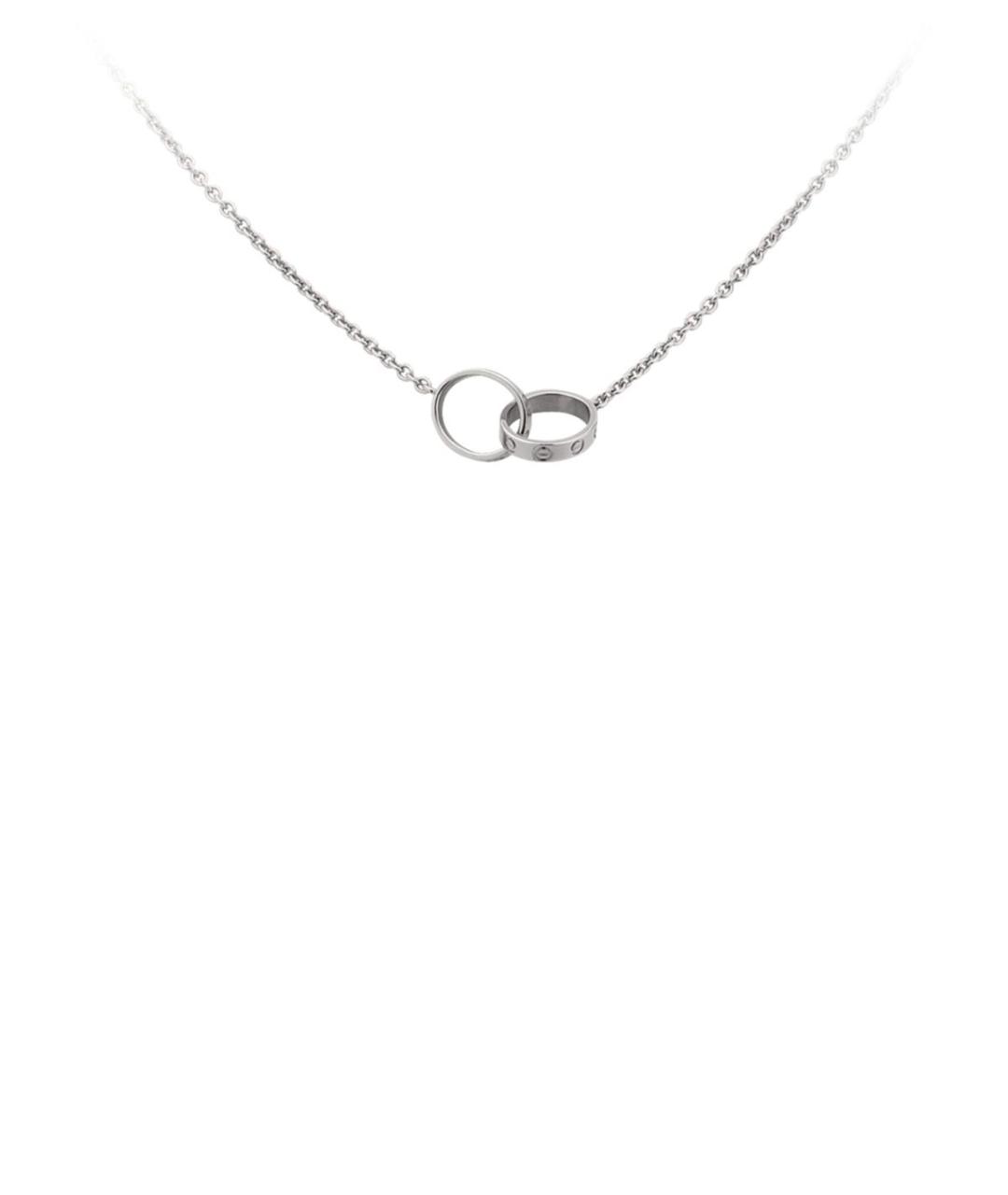 CARTIER Белое колье из белого золота, фото 1