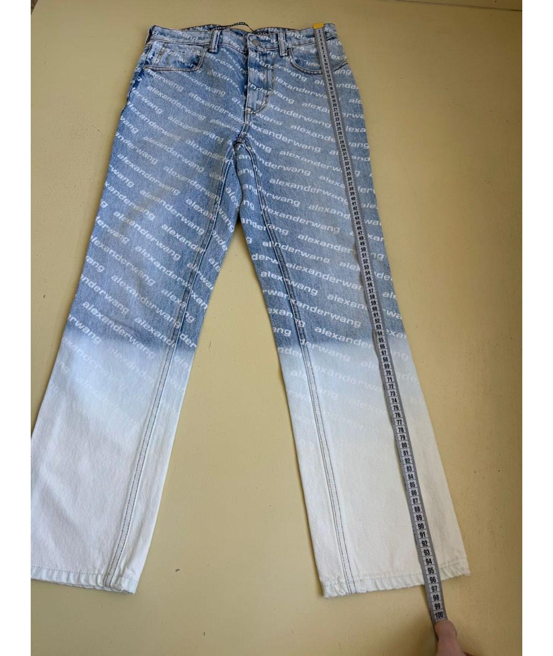 ALEXANDER WANG Голубые прямые джинсы, фото 3