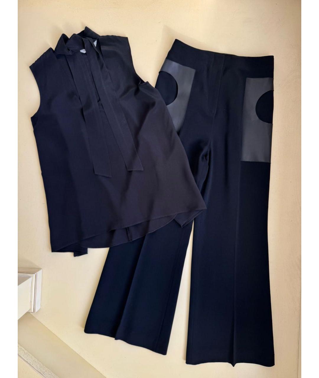 SPORTMAX Черный костюм с брюками, фото 3