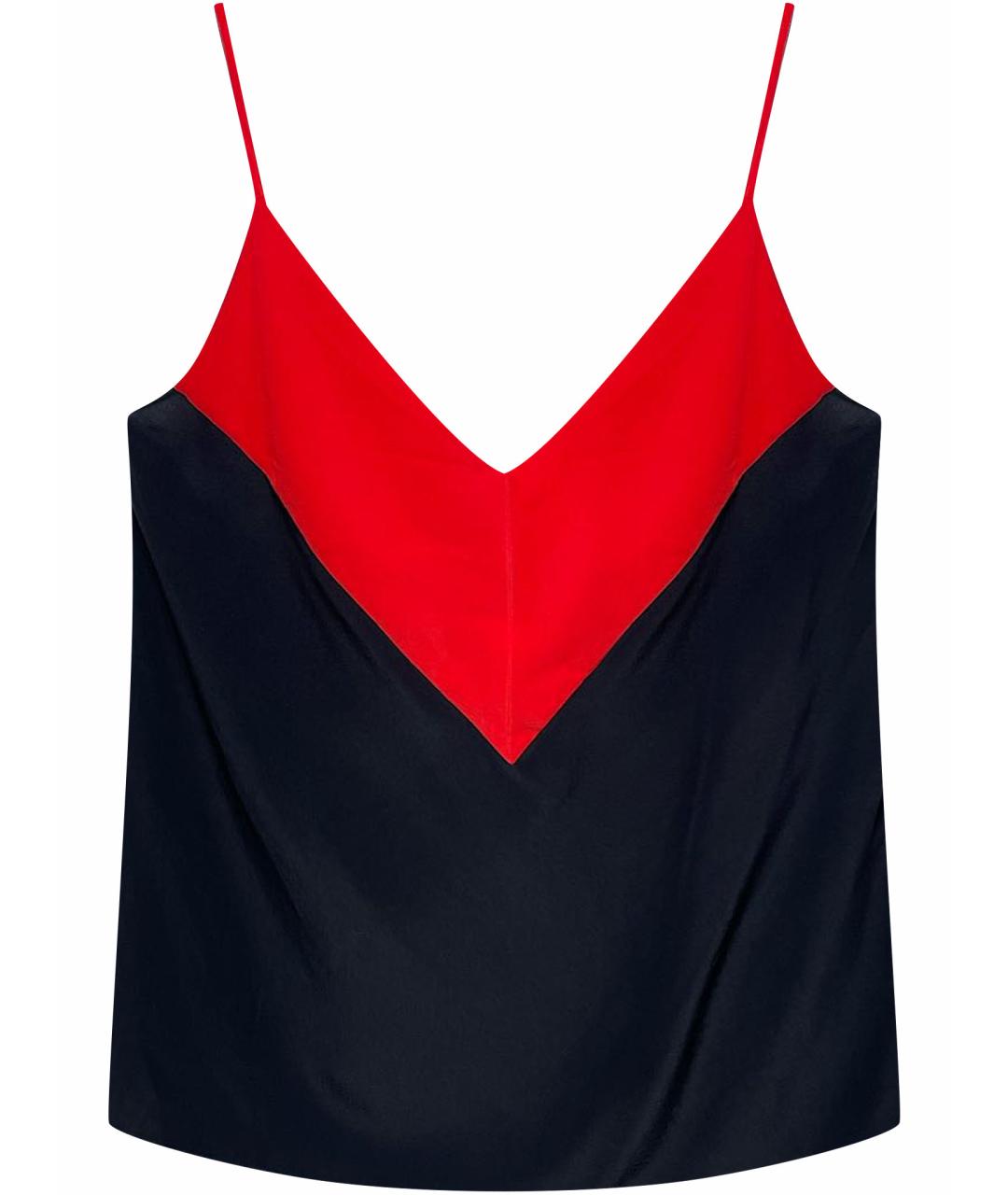 LANVIN Мульти шелковая майка, фото 1