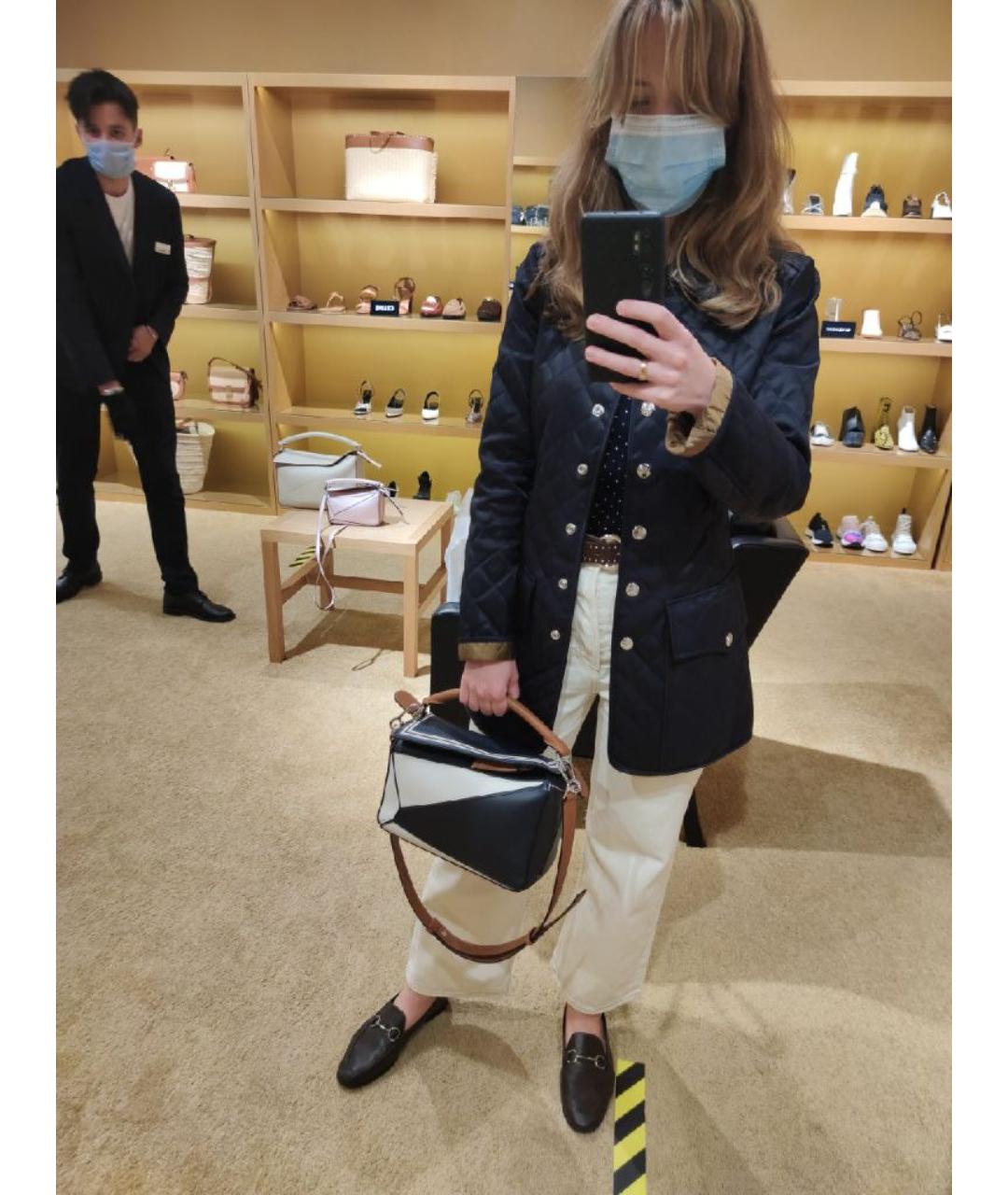 BURBERRY Черная полиамидовая куртка, фото 8