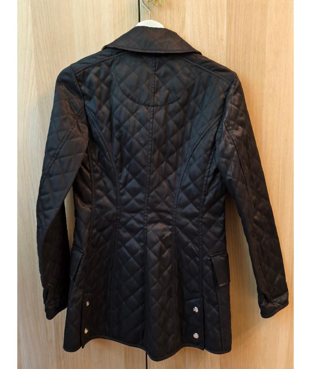 BURBERRY Черная полиамидовая куртка, фото 2