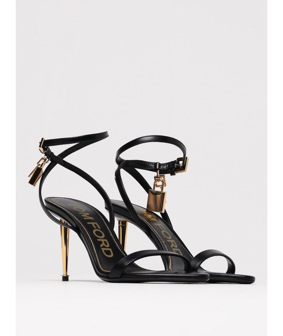 TOM FORD Черные босоножки, фото 2