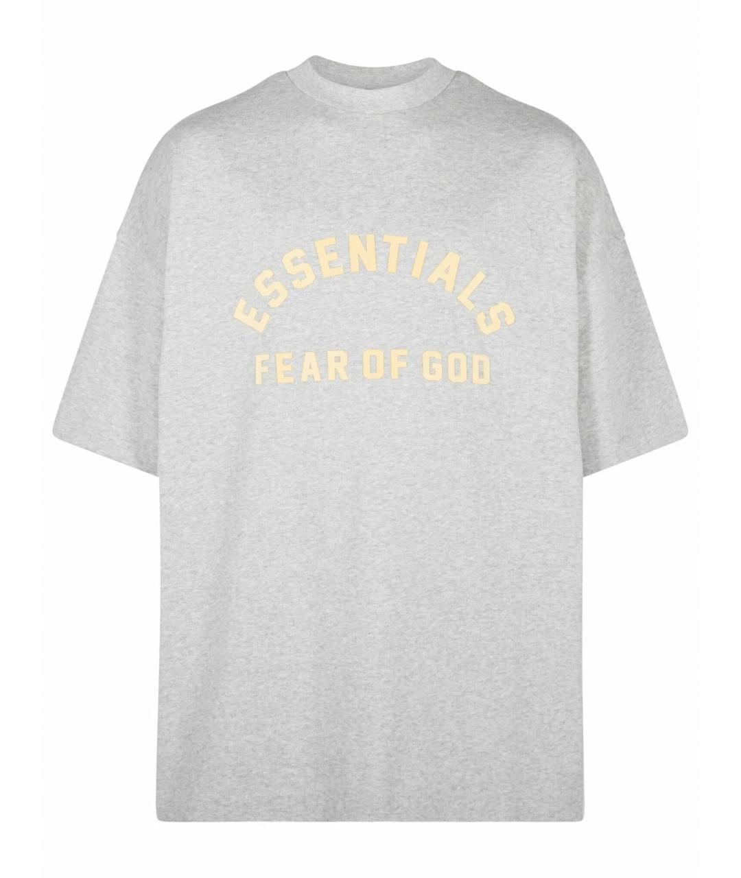 FEAR OF GOD ESSENTIALS Серая футболка, фото 1