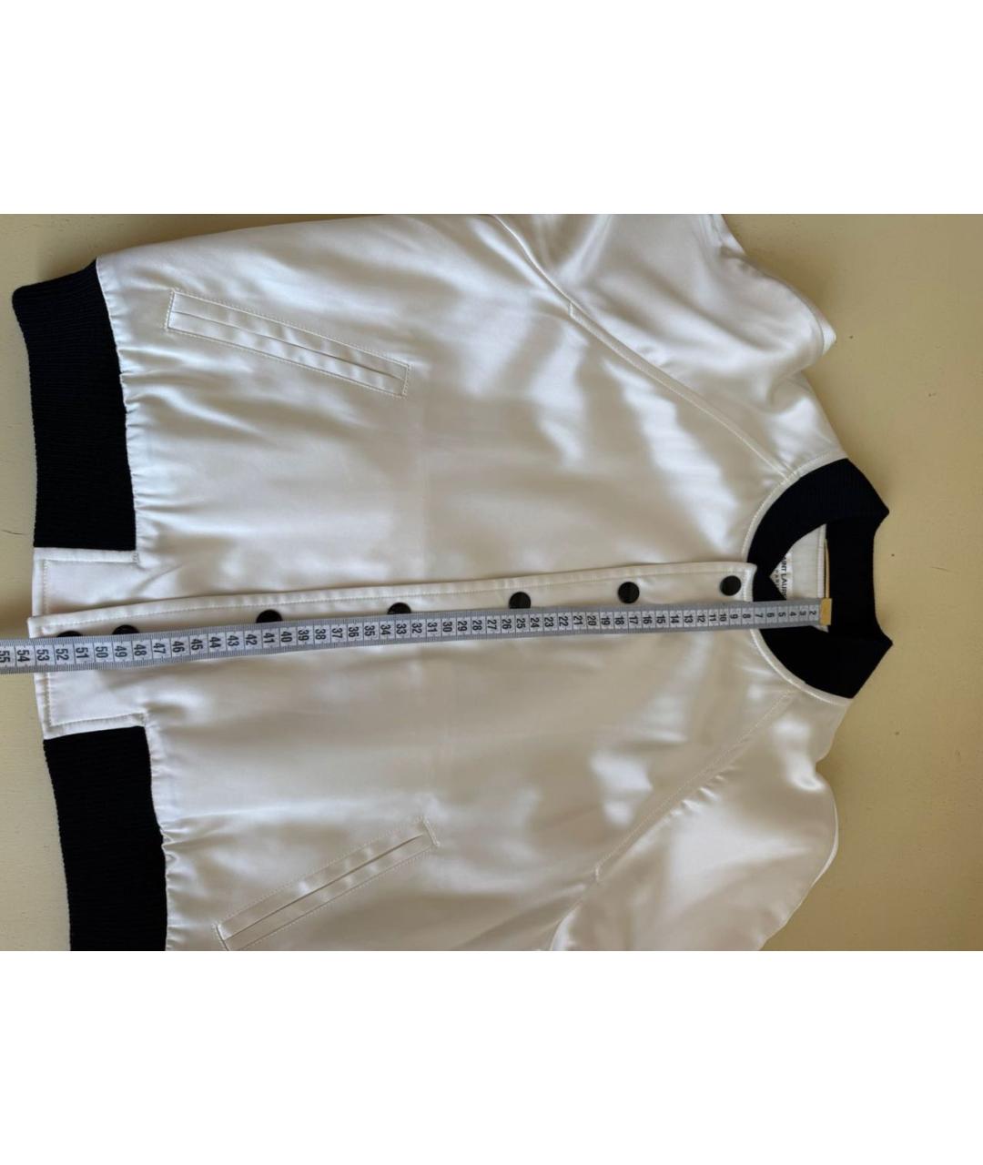 SAINT LAURENT Белая куртка, фото 4