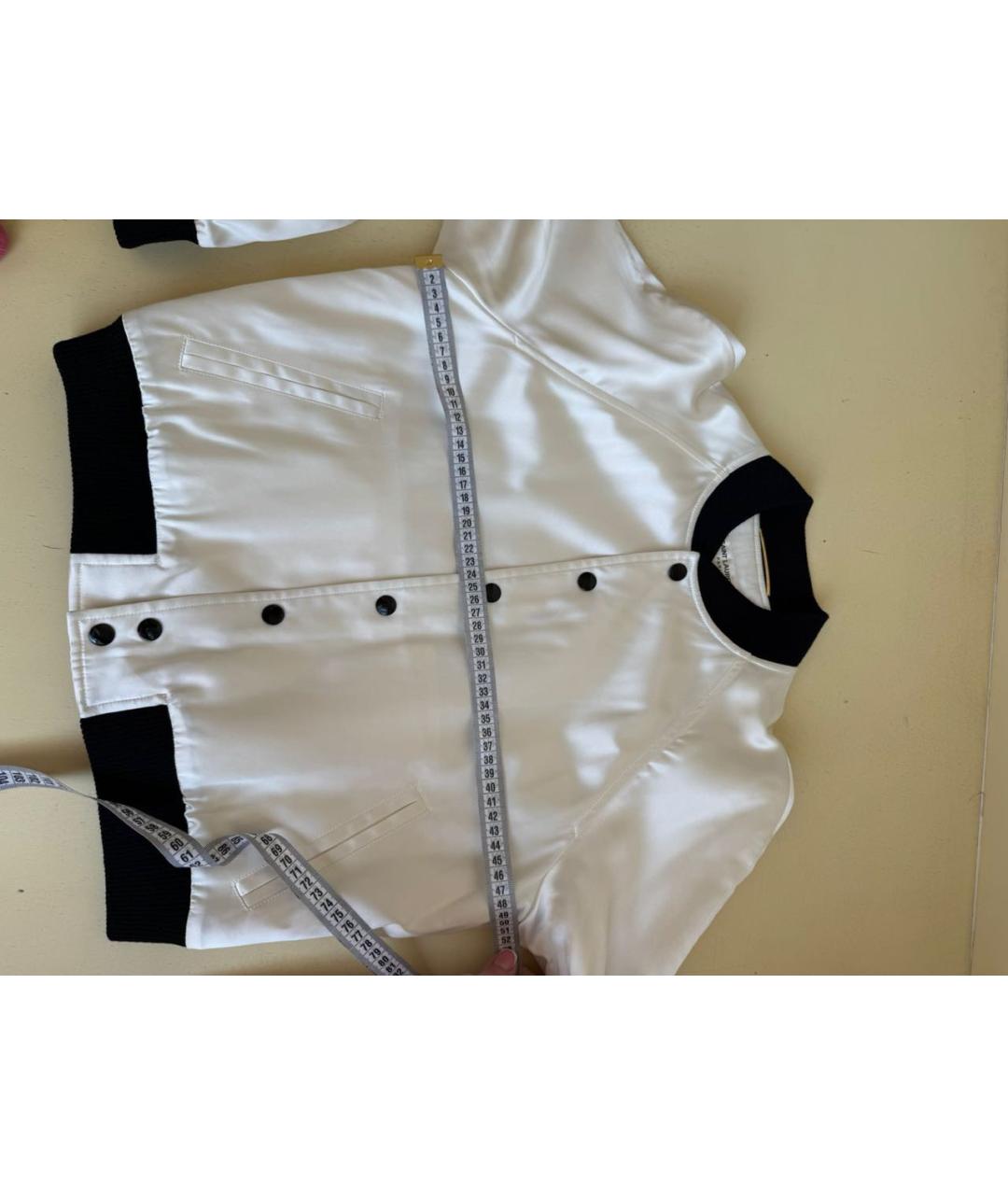 SAINT LAURENT Белая куртка, фото 3