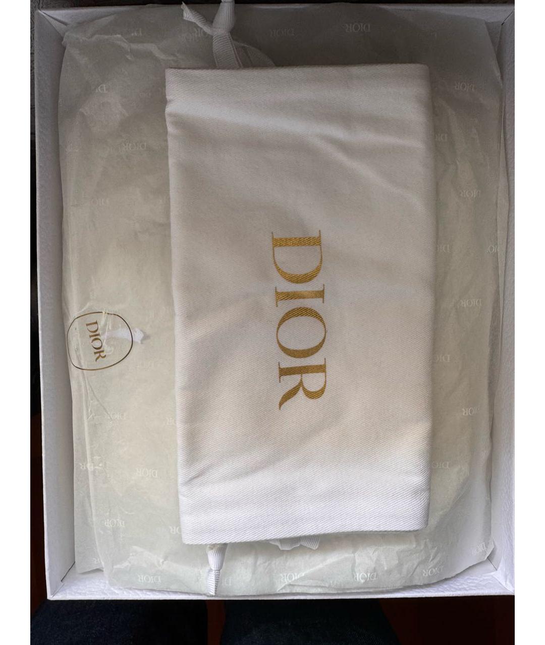 CHRISTIAN DIOR Черные кожаные лоферы, фото 6