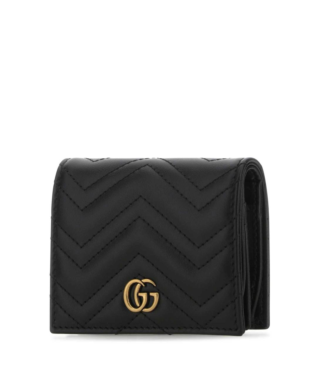 GUCCI Черный кожаный кошелек, фото 2